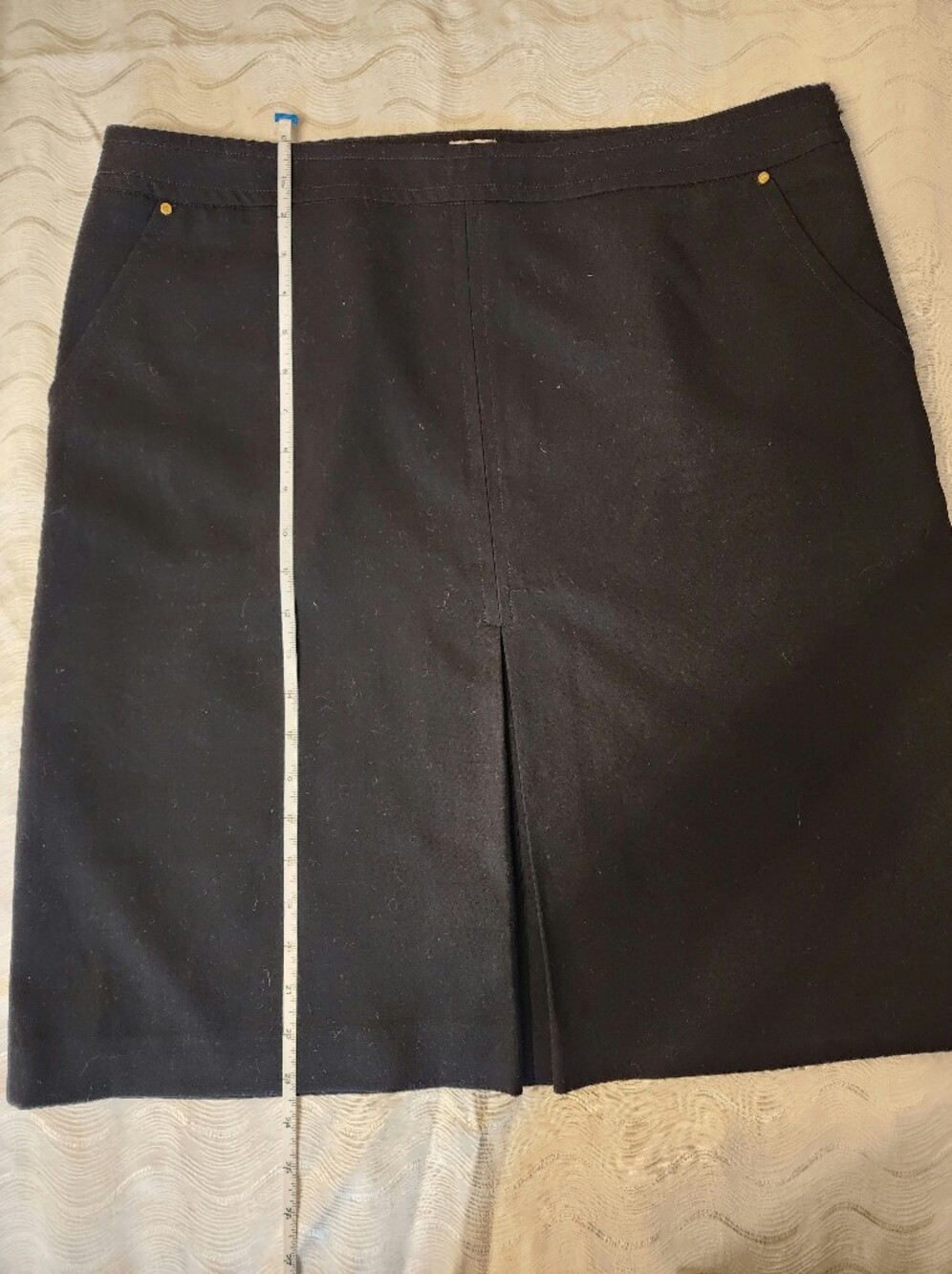 Anne Klein Black Skirt- Classic Fit